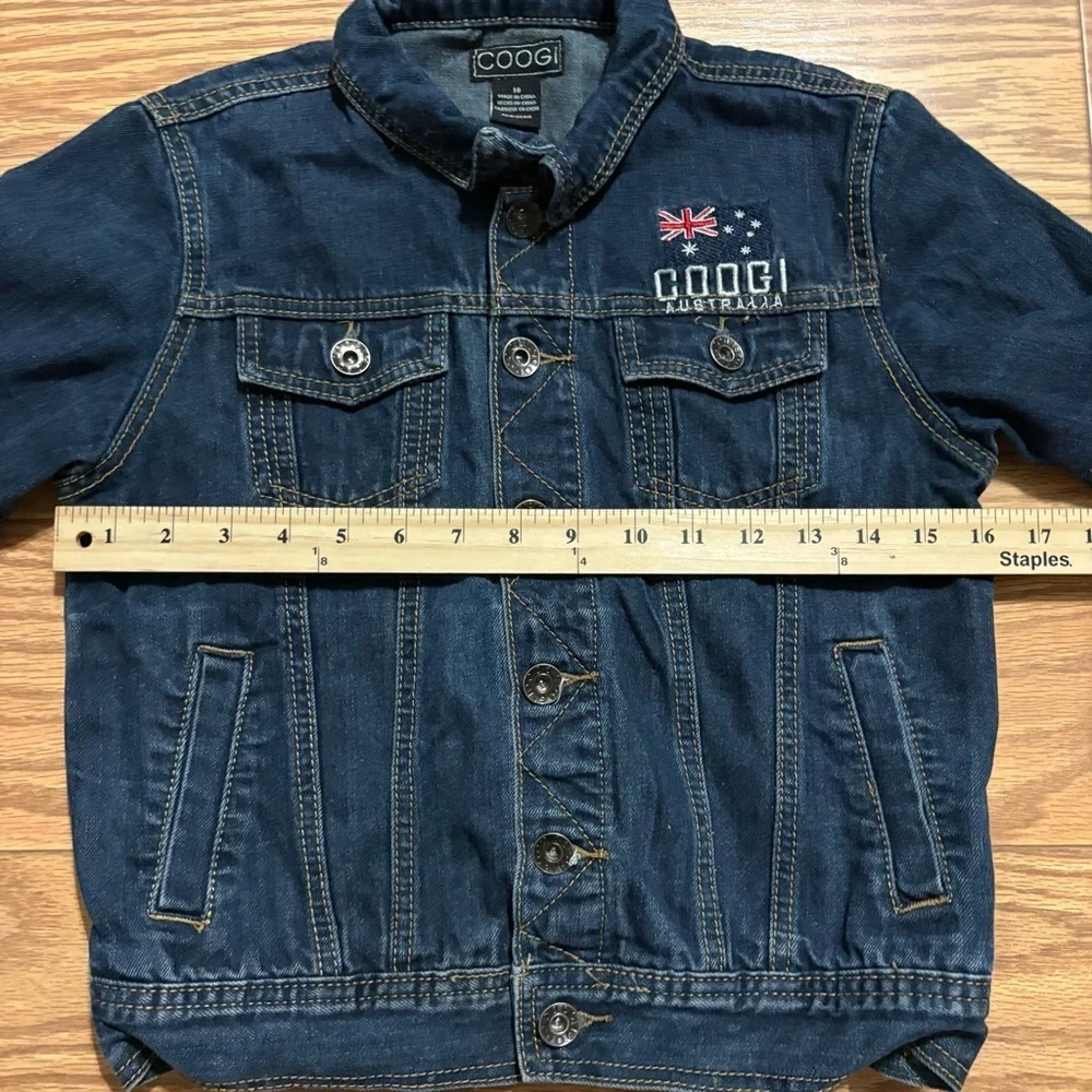 y2k 2000s COOGI Australia World Championship Denim Jacket Youth 10